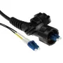 Cable de fibra óptica ACT RL7330 30 m 2x LC 2x LC ODVA negro