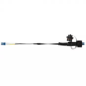 Cable de fibra óptica ACT RL7330 30 m 2x LC 2x LC ODVA negro
