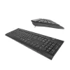 ACT Teclado business USB (Qwerty/US-Layout), Full-Size (100 %), con cable, USB, membrana, QWERTY, negro
