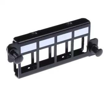 Adaptador ACT FA2057 para 4 x Keystone UTP negro
