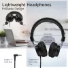 ACT Auriculares estéreo plegables con conector de audio de 3,5 mm