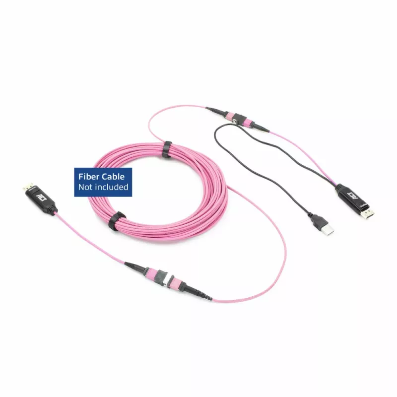 ACT Set de adaptadores DisplayPort a MTP/MPO para ampliar una conexión DisplayPort hasta 8K@60Hz