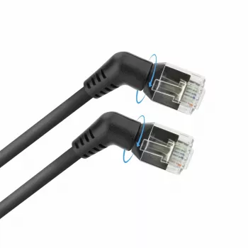 Cable de red ACT DD1901 Cat6 U/FTP (STP) 1 m RJ-45 negro