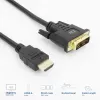 ACT AK3735 Adaptador de cable de vídeo 2 m HDMI Type-A (estándar) DVI-D negro