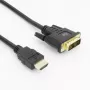 ACT AK3736 Adaptador de cable de vídeo 3 m HDMI Type-A (estándar) DVI-D negro