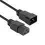 Cable de alimentación ACT C20–C21 IEC60320 negro 2 m, 250 V 16 A