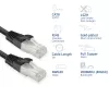 Cable de red ACT FB8102 Cat8 U/FTP (STP) negro 2 m con conectores RJ-45