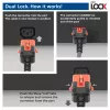 ACT Cable de alimentación C14 IEC Lock+ Dual Locking - C15 IEC Lock+ negro 1 m, PC3868