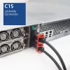 ACT Cable de alimentación C14 IEC Lock+ Dual Locking - C15 IEC Lock+ negro 1 m, PC3868