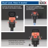 ACT Cable de alimentación C14 IEC Lock+ Dual Locking - C15 IEC Lock+ azul 3 m, PC3878