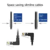ACT Cable de red DD7901 negro 1 m Cat6a U/UTP (UTP)