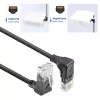 Cable de red ACT Cat6a U/UTP DD7902, RJ-45 a RJ-45, 2 m, negro