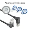 ACT Cable de red DD7930 Cat6a U/UTP 0,15 m RJ-45 negro