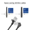 Cable de red ACT DA4901 Cat6a U/FTP (STP) negro 1 m con RJ-45 contactos dorados