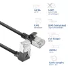 Cable de red ACT DA4902 Cat6a U/FTP (STP) 2 m, RJ-45 a RJ-45, contactos dorados, negro