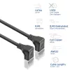 ACT DA5902 Cable de red Cat6a U/FTP (STP) 2 m, RJ-45 a RJ-45, negro