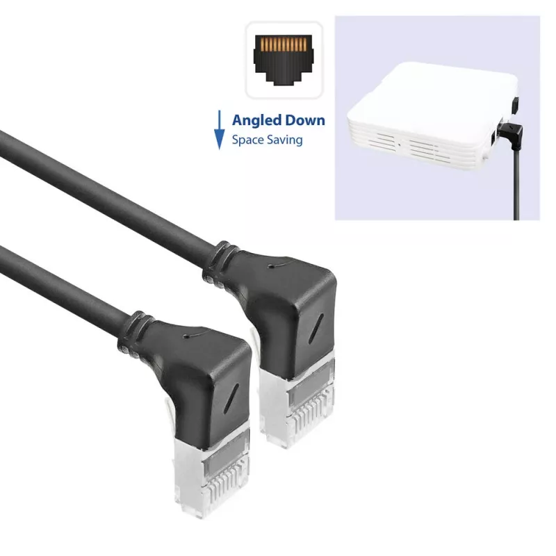 ACT Cable de red Cat6a U/FTP (STP) DA5951 con RJ-45 a RJ-45, 1,5 m, negro
