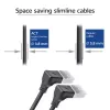 Cable de red ACT DA5952 Cat6a U/FTP (STP) 0,25 m negro RJ-45 a RJ-45
