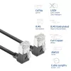 ACT Cable de red DA6951 Cat6a U/FTP (STP) negro 1,5 m con conectores RJ-45, contactos dorados