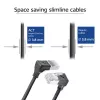 Cable de red ACT DA7952 Cat6a U/FTP (STP) negro 0,25 m con conectores RJ-45, contactos dorados