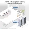 ACT Cable óptico activo HDMI 60 m — Premium High Speed 4K v2.0, conector HDMI-A macho a conector HDMI-A macho, 18 Gbit/s, LSZH