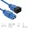 Cable de alimentación ACT C20–C21 IEC60320 azul 2 m, 16 A, 250 V