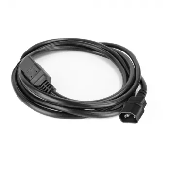 Cable de alimentación ACT C14 a C21 IEC60320 negro 1 m, 250 V, 10 A