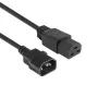 Cable de alimentación ACT C14 a C21 IEC60320 negro 1,5 m, 250 V 10 A