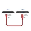 ACT Cable de alimentación C14 a C21 IEC60320 rojo 1,5 m, 250 V 10 A