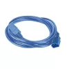 ACT Cable de alimentación C14 a C21 IEC60320 azul 2 m, 250 V 10 A