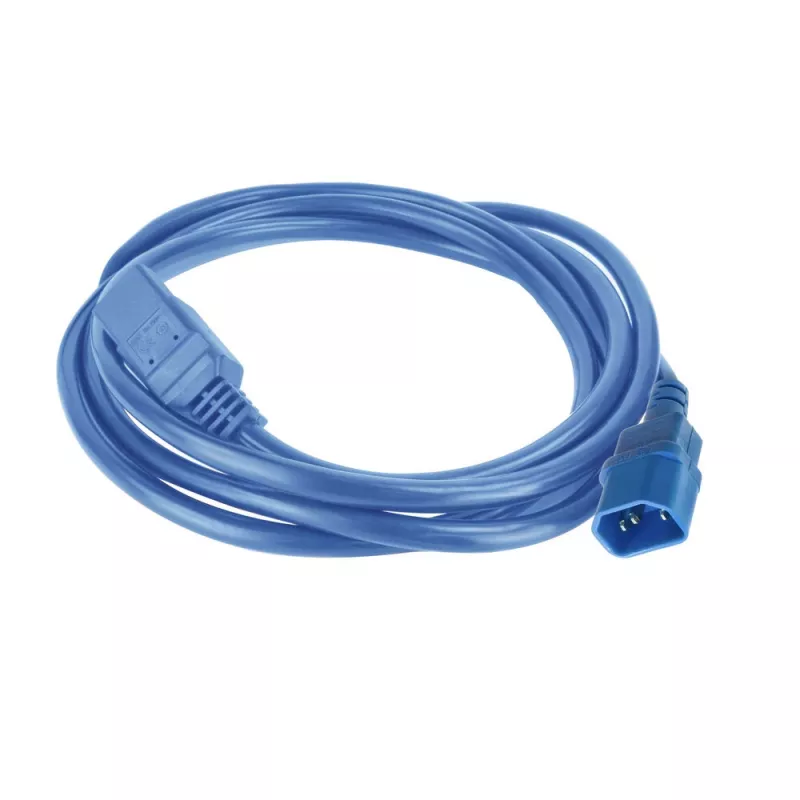 ACT Cable de alimentación C14 a C21 IEC60320 azul 2 m, 250 V 10 A