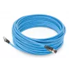 ACT Cable de instalación premontado macizo S/FTP CAT6A B2ca PoE++ 100W azul de 80 metros, conector RJ45 macho – macho