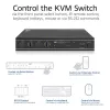 Switch KVM ACT 2 puertos USB-C/HDMI 4K@60Hz AC7922 con teclado/ratón USB, vídeo HDMI, 100W PD