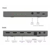 Convertidor de señal de vídeo Marmitek 25008496 — entrada HDMI a salida HDMI/TOSLINK/3,5 mm, hasta 7680×4320, audio 7.1