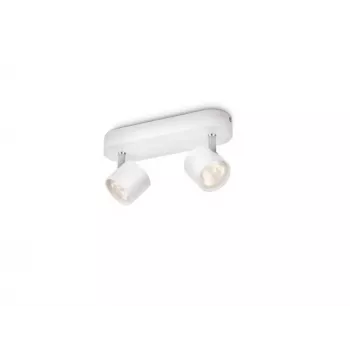 Foco de techo/pared Philips Dimmable LED Star 2x 11,5W, blanco cálido, 2700K, 10000 lm, IP20