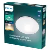 Lámpara de techo Philips Functional Moire 10 W, LED, bombilla integrada, 2700 K, 1000 lm, IP20, blanco