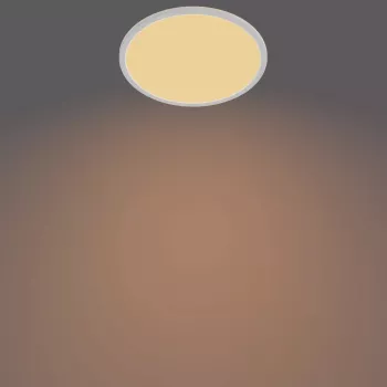 Lámpara de techo Philips Functional Super fina 18 W LED, redonda, blanca, bombilla no reemplazable, 220–240 V
