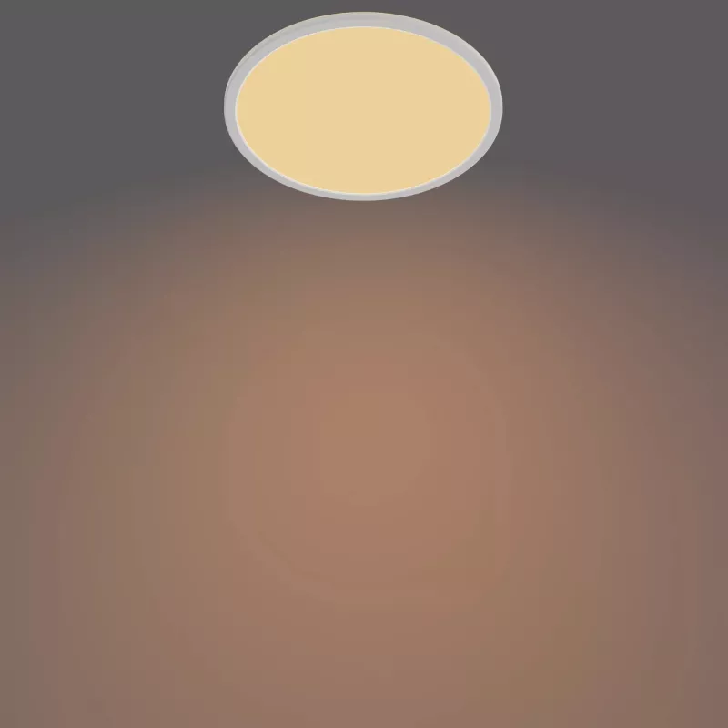 Lámpara de techo Philips Functional Super fina 18 W LED, redonda, blanca, bombilla no reemplazable, 220–240 V