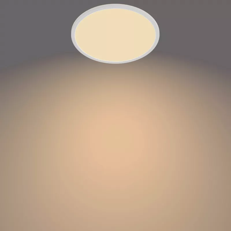 Lámpara de techo Philips Functional Super fina 18 W LED, redonda, blanca, bombilla no reemplazable, 220–240 V