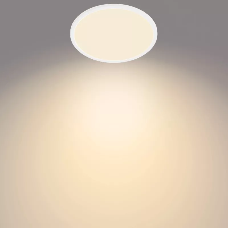 Lámpara de techo Philips Functional Super fina 18 W LED, redonda, blanca, bombilla no reemplazable, 220–240 V