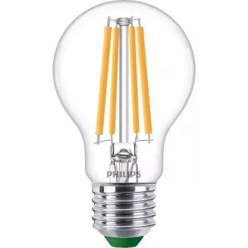 Bombilla filamento Philips clara 60W A60 E27, 4 W, 60 W, E27, 840 lm, 50000 h, blanco cálido