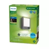 Lámpara de pared Philips Arbour 3,8W, aplique de exterior, antracita, metal, IP44, terraza, jardín, II