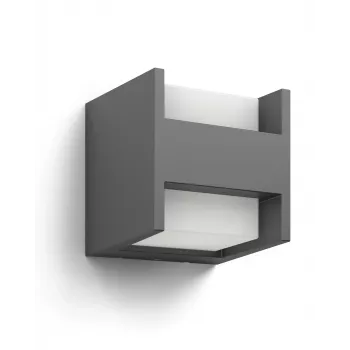 Aplique de exterior Signify Philips Arbour 3,8 W LED antracita