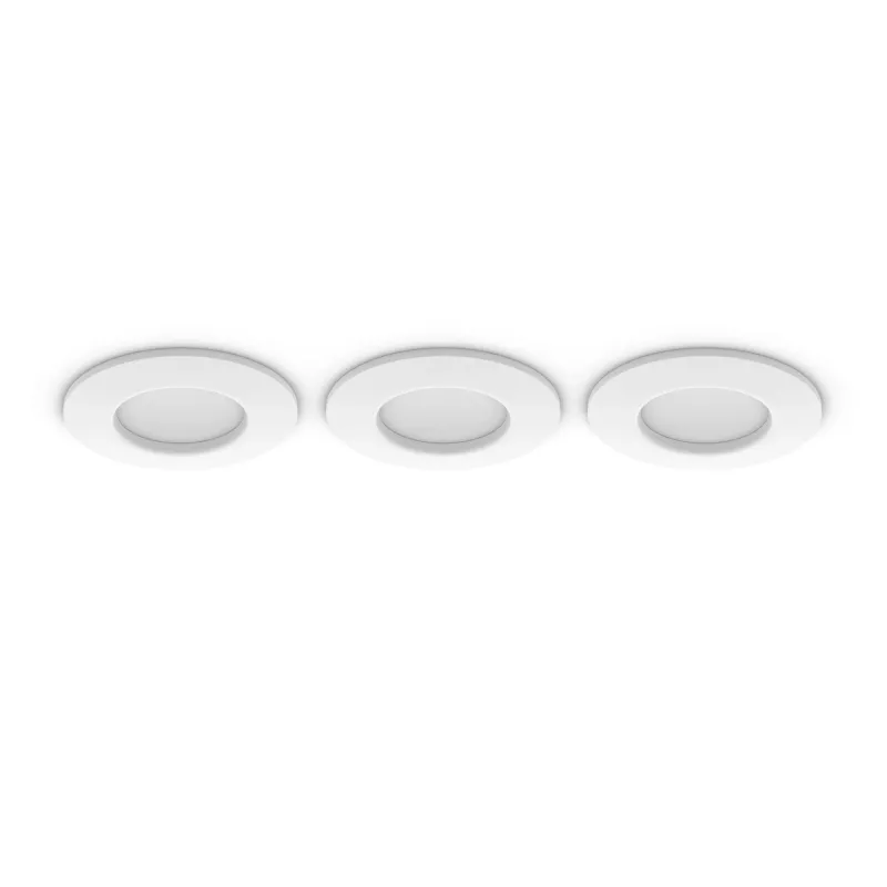 Foco empotrable Philips 929003712102, redondo LED, 1× LED 1000 lm, IP44, regulable, blanco
