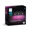 Philips Hue White and Colour Ambience Dreierpack Xamento foco empotrable