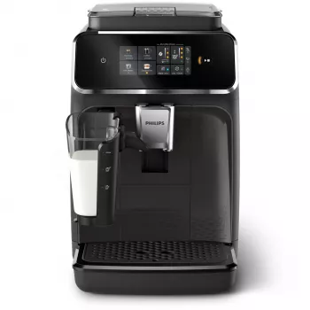 Cafetera espresso Philips EP2334/10 – superautomática, de sobremesa, molinillo cerámico integrado, depósito de leche, filtro AquaClean, pantalla táctil, negra