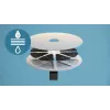 Fuente de agua automática para mascotas Philips serie 3000 PAW3210/02, 2,2 L, USB/AC, negra, plástico