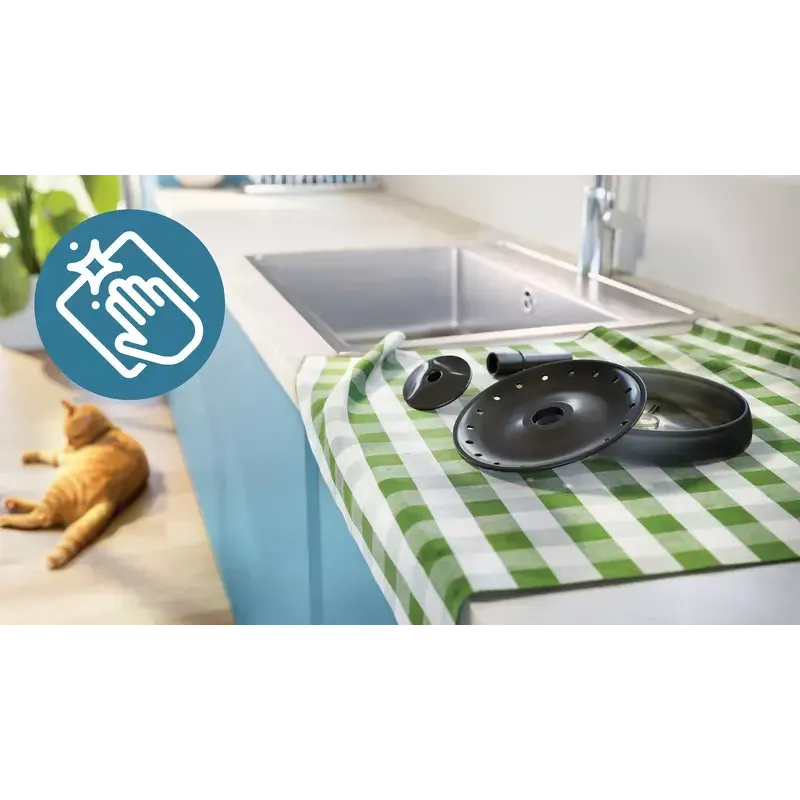 Fuente de agua automática para mascotas Philips serie 3000 PAW3210/02, 2,2 L, USB/AC, negra, plástico