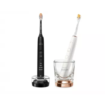 Cepillo de dientes eléctrico Philips Sonicare DiamondClean HX9914/69 para adultos sónico negro, oro, rosa