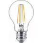 Bombilla filamento Philips clara 60 W A60 E27 x3, 7 W, 60 W, E27, 806 lm, 15000 h, blanco cálido